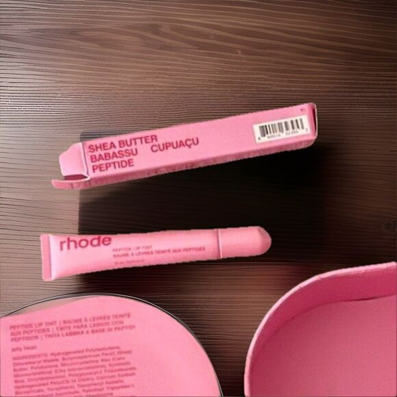 Rhode Skin Jelly Bean Peptide Lip Tint X1 NIB PLUS JELLY BEAN PR BOX & POUCH - Picture 7 of 13